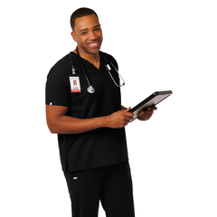 Vel Pioneer Men's Pocket V-Neck Scrub Top VT401 - 