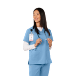 Vel Harmony Ladies 2-Pocket V-Neck Scrub Top VT701