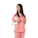 Vel Harmony Ladies 2-Pocket V-Neck Scrub Top VT701