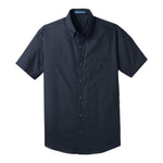 Port Authority W101 Short Sleeve Carefree Poplin Shirt