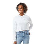 Independent Trading Co AFX64CRP Women's Lightweight Crop Hooded Sweatshirt