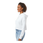 Independent Trading Co AFX64CRP Women's Lightweight Crop Hooded Sweatshirt