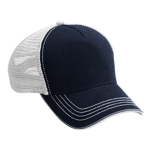 Cobra WM-5 5 Panel Washed Twill Soft Mesh Hat - 