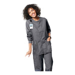 Wink Unisex WorkFlex Snap-Front Scrub Jacket WW3080 WonderWink