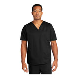 Wink WW3160 Unisex WorkFlex Chest Pocket V-Neck Scrub Top WonderWink for Medical Professionals