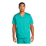 Wink WW3160 Unisex WorkFlex Chest Pocket V-Neck Scrub Top WonderWink for Medical Professionals