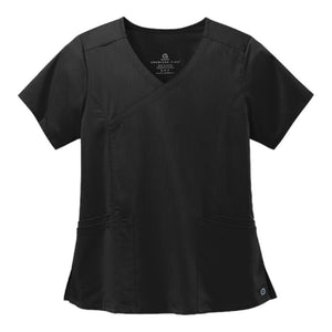 Wink Womens Premiere Flex Mock Wrap Top WW4268 WonderWink - 