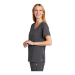 Wink Womens Premiere Flex Mock Wrap Top WW4268 WonderWink