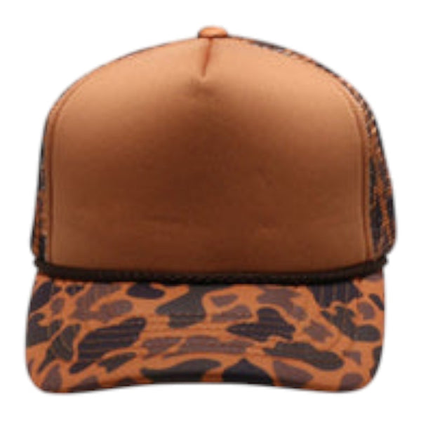 PitBull SPG20 5 Panel Old School Camo Sponge Trucker