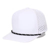 10 10 Hats R615 Black 5 Panel Rope Hat