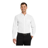 Port Authority W100 Long Sleeve Carefree Poplin Shirt