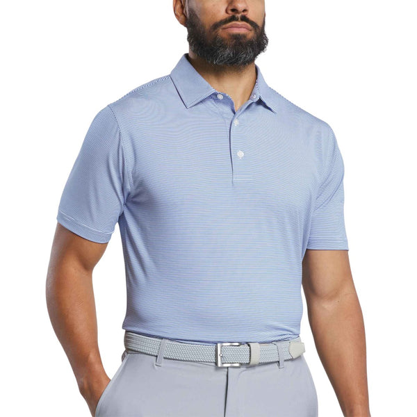 FootJoy TM16319 Men’s MicroFeeder Stripe Performance Golf Polo
