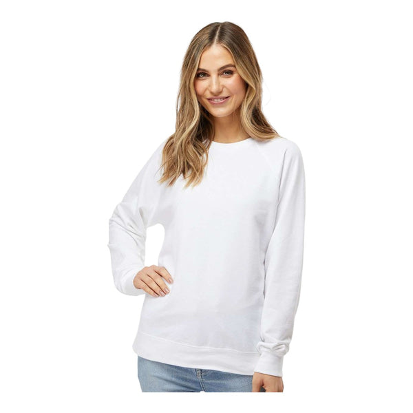 Independent Trading Co SS1000C Unisex Icon Lightweight Loopback Terry Crewneck Sweatshirt
