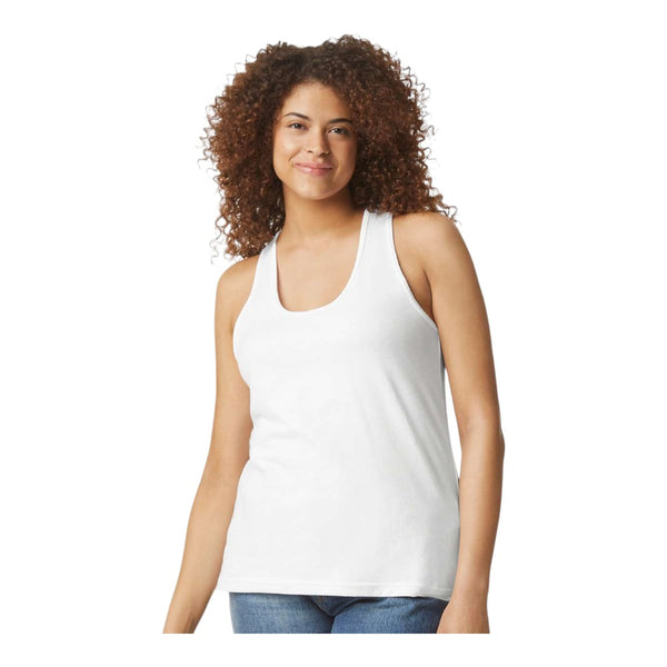 Gildan 64220LCVC Women's Softstyle CVC Racerback Tank Top