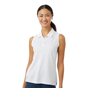 Adidas A1005 Women's Ottoman Sleeveless Polo - 