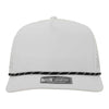 10 10 Hats R615 Black 5 Panel Rope Hat
