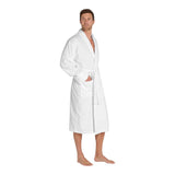 Port Authority R103 Checkered Terry Shawl Collar Robe