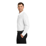 Port Authority W100 Long Sleeve Carefree Poplin Shirt