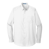 Port Authority W100 Long Sleeve Carefree Poplin Shirt