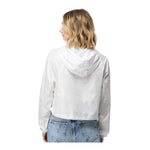 Independent Trading Co EXP64CRP Women's Lightweight Quarter-Zip Pullover Crop Windbreaker