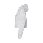 Independent Trading Co EXP64CRP Women's Lightweight Quarter-Zip Pullover Crop Windbreaker
