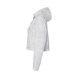 Independent Trading Co EXP64CRP Women's Lightweight Quarter-Zip Pullover Crop Windbreaker