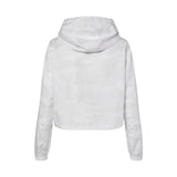 Independent Trading Co EXP64CRP Women's Lightweight Quarter-Zip Pullover Crop Windbreaker