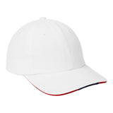 Port Authority C830 Sandwich Bill Cap with Striped Closure