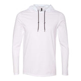 Gildan 987 Men's Softstyle Lightweight Hooded Long Sleeve T-Shirt