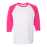 Gildan 5700 Unisex Heavy Cotton Raglan Three-Quarter Sleeve T-Shirt