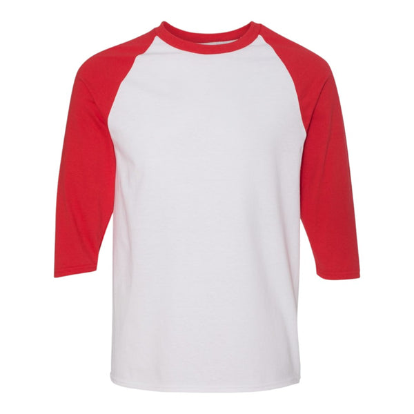 Gildan 5700 Unisex Heavy Cotton Raglan Three-Quarter Sleeve T-Shirt