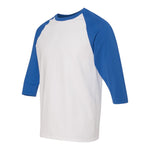 Gildan 5700 Unisex Heavy Cotton Raglan Three-Quarter Sleeve T-Shirt
