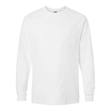 Gildan 2410 Men's Ultra Cotton Long Sleeve Pocket T-Shirt