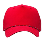 Cobra XFR 5 Panel Structured Perforated Laser Cut Back Hat, Mix Colors Rope