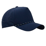 Cobra XFR 5 Panel Structured Perforated Laser Cut Back Hat, Mix Colors Rope