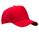 Cobra XFR 5 Panel Structured Perforated Laser Cut Back Hat, Mix Colors Rope