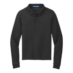 Port Authority Y500LS Youth Silk Touch Long Sleeve Polo