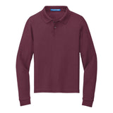 Port Authority Y500LS Youth Silk Touch Long Sleeve Polo