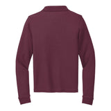 Port Authority Y500LS Youth Silk Touch Long Sleeve Polo