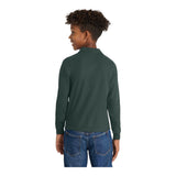 Port Authority Y500LS Youth Silk Touch Long Sleeve Polo
