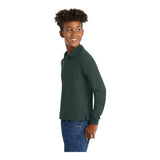 Port Authority Y500LS Youth Silk Touch Long Sleeve Polo