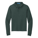 Port Authority Y500LS Youth Silk Touch Long Sleeve Polo