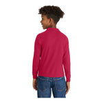 Port Authority Y500LS Youth Silk Touch Long Sleeve Polo