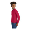 Port Authority Y500LS Youth Silk Touch Long Sleeve Polo