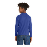 Port Authority Y500LS Youth Silk Touch Long Sleeve Polo
