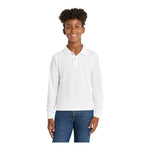 Port Authority Y500LS Youth Silk Touch Long Sleeve Polo