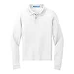 Port Authority Y500LS Youth Silk Touch Long Sleeve Polo