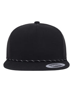 YP Classics 6006BD Classic Five-Panel Trucker Rope Cap - 