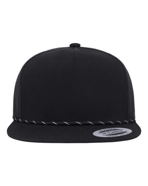 YP Classics 6006BD Classic Five-Panel Trucker Rope Cap - 
