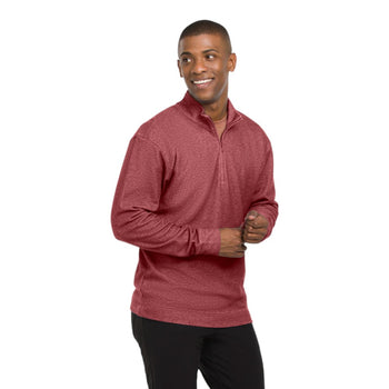 Zorrel Z3661 Heather Fleece Long Sleeve Quarter-Zip